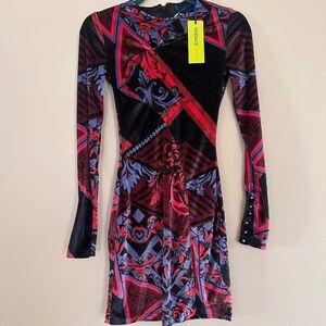 Versace mini cutout dress